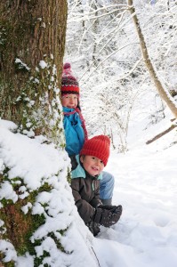 Kinder im Winter